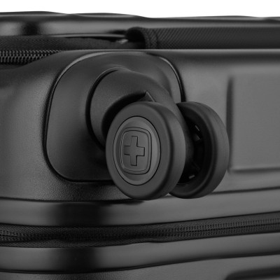 Набір валіз Wenger Amplix Hardside, полікарбонат, (S+M+L), TSA, 4 колеса, EXP, чорний (653335)