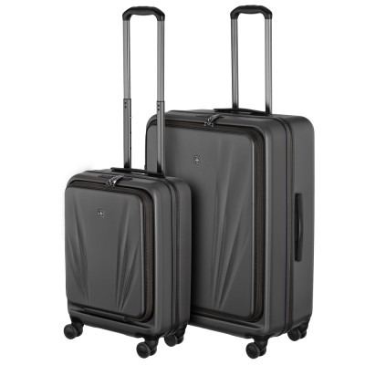 Набір валіз Wenger Skyon Hardside, полікарбонат, (S+L), TSA, 4 колеса, розширення, сірий (653570)