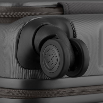 Набір валіз Wenger Skyon Hardside, полікарбонат, (S+L), TSA, 4 колеса, розширення, сірий (653570)