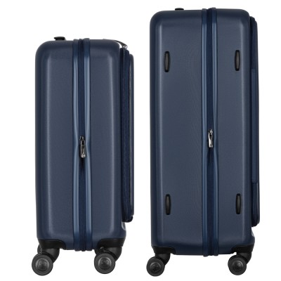 Набір валіз Wenger Skyon Hardside, полікарбонат, (S+L), TSA, 4 колеса, розширення, темно-синій (653571)