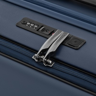 Набір валіз Wenger Skyon Hardside, полікарбонат, (S+L), TSA, 4 колеса, розширення, темно-синій (653571)