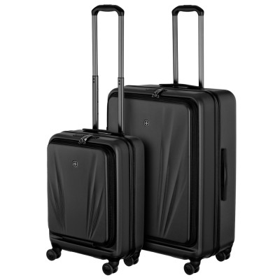 Набір валіз Wenger Skyon Hardside, полікарбонат, (S+L), TSA, 4 колеса, розширення, чорний (653569)