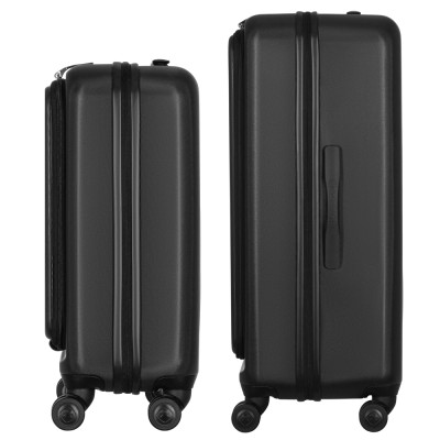 Набір валіз Wenger Skyon Hardside, полікарбонат, (S+L), TSA, 4 колеса, розширення, чорний (653569)