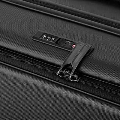 Набір валіз Wenger Skyon Hardside, полікарбонат, (S+L), TSA, 4 колеса, розширення, чорний (653569)