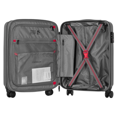 Набір валіз Wenger, Motion 3 в 1, (S,M,L), пластик, 4 колеса, сірий (612711)