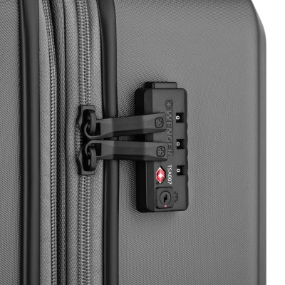 Набір валіз Wenger, Motion 3 в 1, (S,M,L), пластик, 4 колеса, сірий (612711)