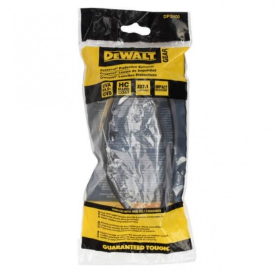 Окуляри захисні DeWalt Crosscut лінзи-затемнені сірі полікарбонат (DPG100-9D)