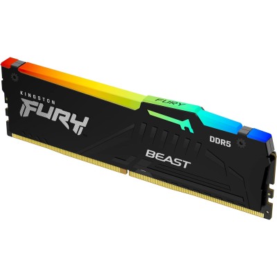 Пам'ять ПК Kingston DDR5 32GB 6000 FURY Beast RGB