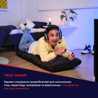 Підлогове крісло Trust GXT 718 Rayzee, ПУ шкіра, чорний (25071_TRUST)