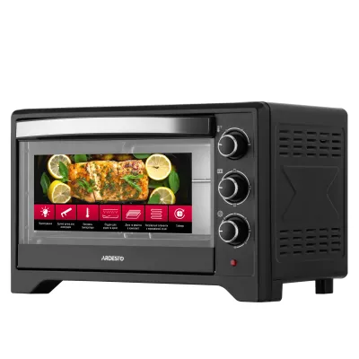 Піч електрична ARDESTO, 33л, 1615Вт, механіч., чорний (MO-T33B)