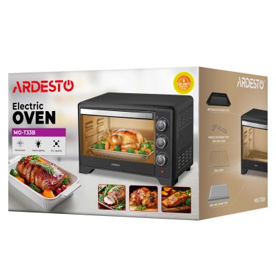 Піч електрична ARDESTO, 33л, 1615Вт, механіч., чорний (MO-T33B)
