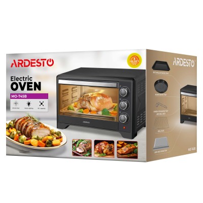 Піч електрична ARDESTO, 45л, 2015Вт, механіч., чорний (MO-T45B)