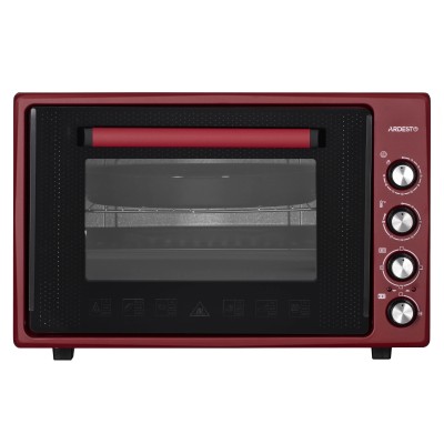 Піч електрична ARDESTO, 70л, 2000Вт, механіч., подвійне скло, рожен, малиновий (MEO-S70RRB)