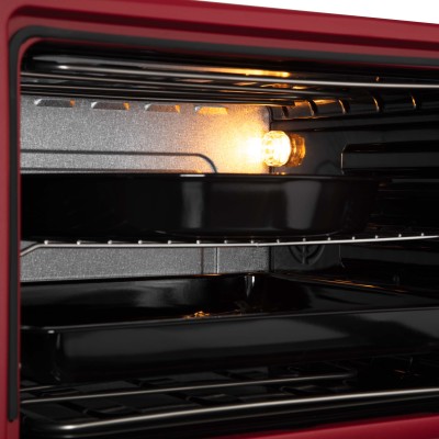 Піч електрична ARDESTO, 70л, 2000Вт, механіч., подвійне скло, рожен, малиновий (MEO-S70RRB)