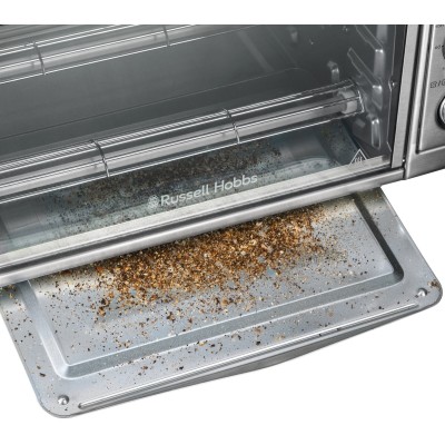 Піч електрична Russell Hobbs Air Fry Mini Oven, 12.6л, 1500Вт, механіч., гриль, конвенція, сіра (26680-56)