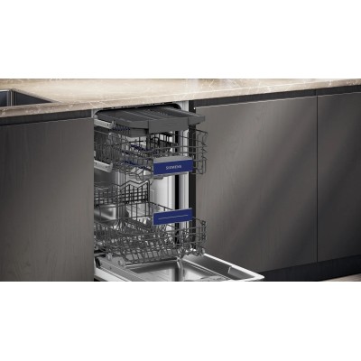 Посудомийна машина Siemens вбудована, 10компл., A++, 45см, дисплей, 3й кошик, білий (SR65EX02MK)