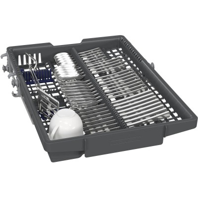 Посудомийна машина Siemens вбудована, 10компл., A++, 45см, дисплей, 3й кошик, білий (SR65EX02MK)