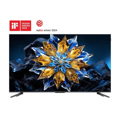 Телевізор 75" TCL QLED Pro 4K 60Hz Smart Google TV Titan ONKYO sound (75C69BPRO)