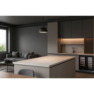 Холодильник Philco для вина, 87x60x57, холод.відд.-116л, зон - 2, бут-40, диспл, підсвітка, чорний (PW40GDC)