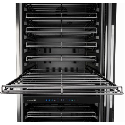 Холодильник Philco для вина,176x60x68, холод.відд.-418л, зон - 2, бут-131, диспл, підсвітка, чорний (PW131GDC)