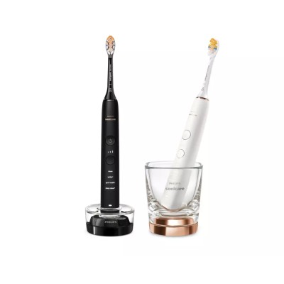 Щітка зубна електр. Philips, Sonicare DiamondClean 9000 Series, набір , 62т. колив/хв, насадок-1, 2 шт в наборі, 1зарядн.стакан+