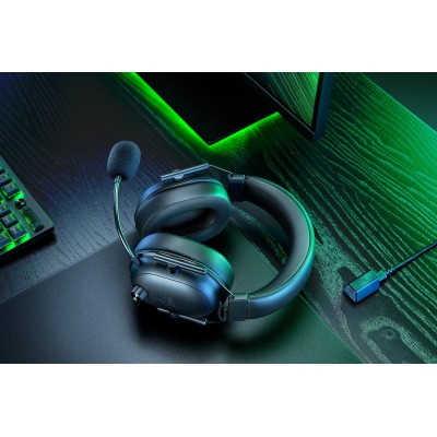 Гарнітура Razer BlackShark V2 HyperSpeed, USB/WL, чорний (RZ04-04960100-R3M1)