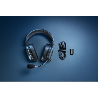 Гарнітура Razer BlackShark V2 HyperSpeed, USB/WL, чорний (RZ04-04960100-R3M1)