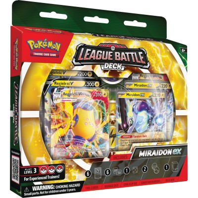 Колекційна карткова гра Pokemon: Miraidon ex League Battle Deck (820650852732)