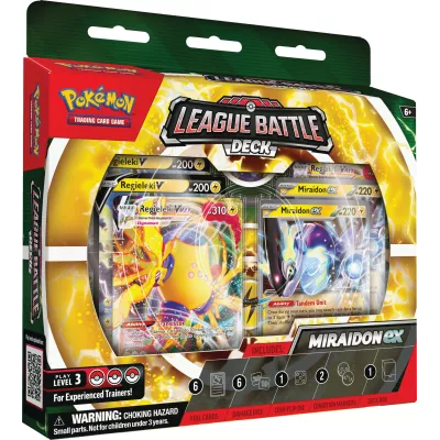 Колекційна карткова гра Pokemon: Miraidon ex League Battle Deck (820650852732)