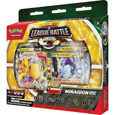 Колекційна карткова гра Pokemon: Miraidon ex League Battle Deck (820650852732)