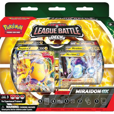 Колекційна карткова гра Pokemon: Miraidon ex League Battle Deck (820650852732)
