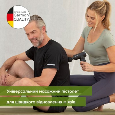 Масажер Beurer для тіла, літій- іонний акум., вага - 0,49кг, 3 насадки, чорний (MG_89_LE)