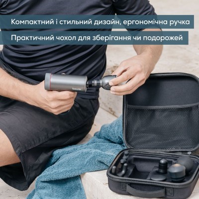 Масажер Beurer для тіла, літій- іонний акум., вага - 1,035кг, змінний чохол, чорний (MG_195_LE)