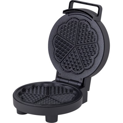 Міні-гриль Gorenje 1000Вт, алюміній, пластина д/вафель, корпус-метал, чорний (WM1000B)