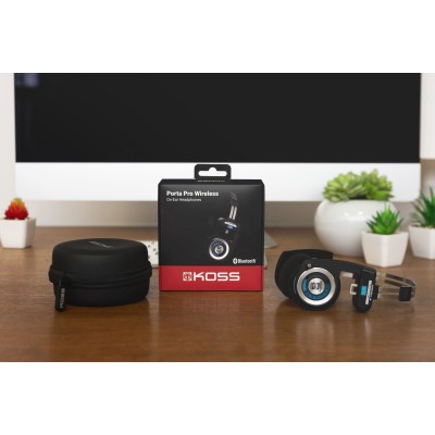 Навушники On-Ear Koss Porta Pro, BT 5.2, Wireless, Mic, Чорний (197675.102)