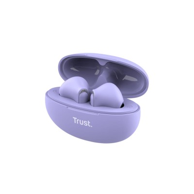 Навушники TWS Trust Yavi Earphones BT 5.3, ENC, SBC, Mic, Фіолетовий (25299_TRUST)