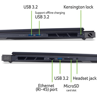 Ноутбук ACER Predator Helios 18 AI PH18-73-90GS (NH.QVZEU.004)