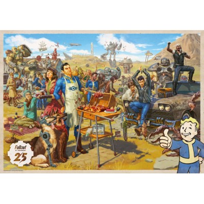 Пазл Fallout 25th Anniversary Puzzles 1000 ел. (5908305242918)