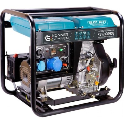 Дизельний генератор 5.5KW 230V KS 6100HDE KONNER&SOHNEN