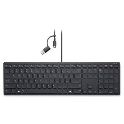 Клавіатура Dell Pro Wired Collaboration Keyboard - KB525C - Ukrainian (580-BBTG)