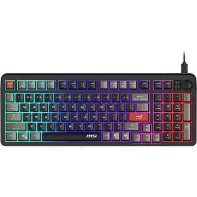Клавіатура мембранна MSI FORGE GK110 UA 98key, USB-A, EN/UKR/RU, LED, чорний (S11-04UA226-HH9)