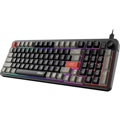 Клавіатура мембранна MSI FORGE GK110 UA 98key, USB-A, EN/UKR/RU, LED, чорний (S11-04UA226-HH9)