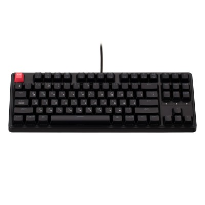 Клавіатура механічна Keychron C3 Pro V2 87Key, K pro Brown, USB-A, QMK, Hot-swap,8K, EN/UKR, RGB, чорний (C3PX-H3-UA)