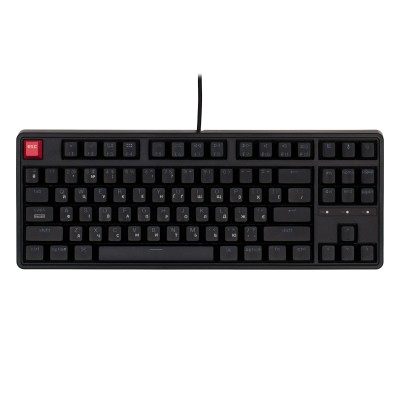 Клавіатура механічна Keychron C3 Pro V2 87Key, K pro Red, USB-A, QMK, Hot-swap, 8K, EN/UKR, RGB, чорний (C3PX-H1-UA)