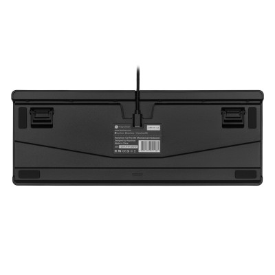 Клавіатура механічна Keychron C3 Pro V2 87Key, K pro Red, USB-A, QMK, Hot-swap, 8K, EN/UKR, RGB, чорний (C3PX-H1-UA)