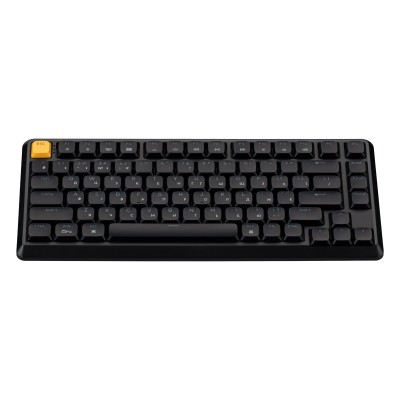 Клавіатура механічна Keychron J1 82Key, K pro Red, WL/BT/USB-A, QMK, Hot-swap, EN/UKR, RGB, чорний (J1-H1-UA)