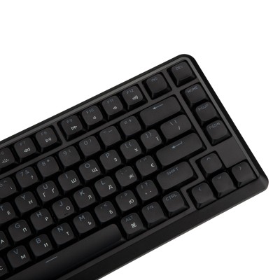 Клавіатура механічна Keychron J1 82Key, K pro Red, WL/BT/USB-A, QMK, Hot-swap, EN/UKR, RGB, чорний (J1-H1-UA)