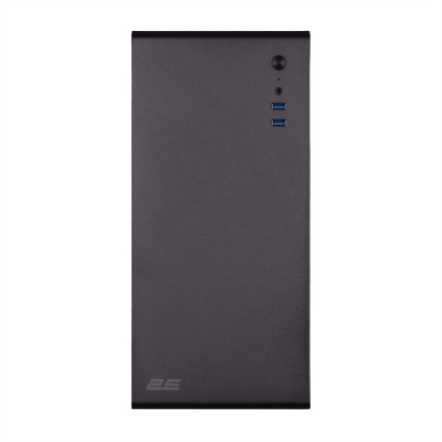 Корпус 2E Credo V200B без БЖ, 2xUSB3.0, 1x80мм, VGA 250мм, mATX, чорний (2E-V200B)
