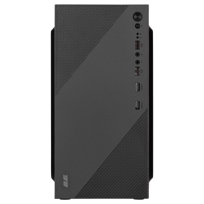 Корпус 2E TeamX TMX04 з БЖ 2E ATX500W, 2xUSB3.0, 1x80мм, VGA 220мм, mATX, чорний (2E-TMX04-500)