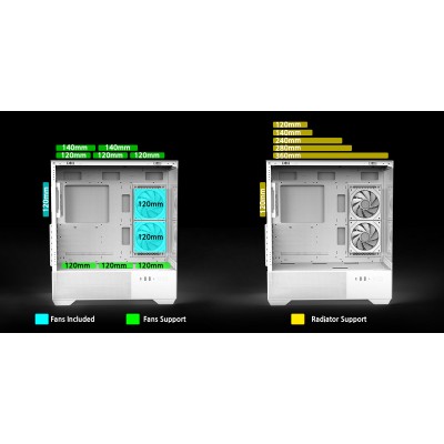 Корпус Zalman Chronix V2 без БЖ, 1xUSB3.0, 1xUSB2.0, 1x Type C, 2x120мм ARGB Reverse, 4x120мм ARGB, VGA 410мм, LCS ready, TG Sid